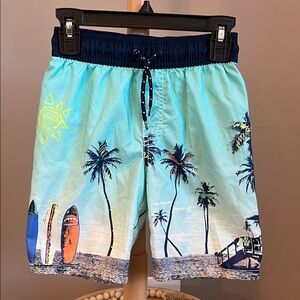 ⭐️⭐️PICK 5 / $20 OshKosh Boys Tropical Beach Print Swim Shorts Size 6